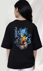 Goku  - kids Girls Over sized T shirt