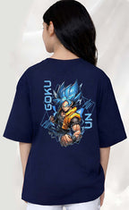 Goku  - kids Girls Over sized T shirt