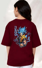 Goku  - kids Girls Over sized T shirt