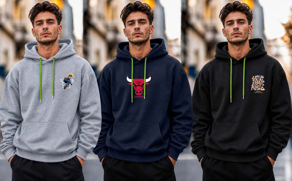 Why Bro Men's 3 Pcs Hoodie Combo