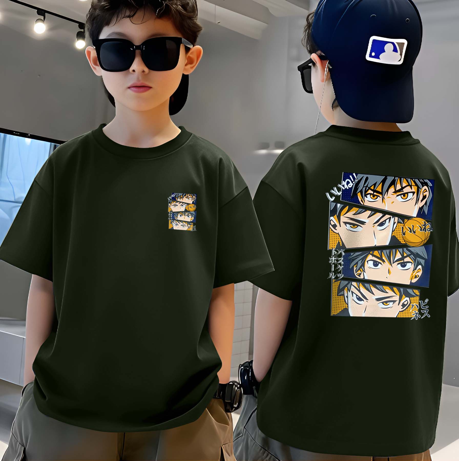 Lyra Face - Boys Over Size Printed T-shirt