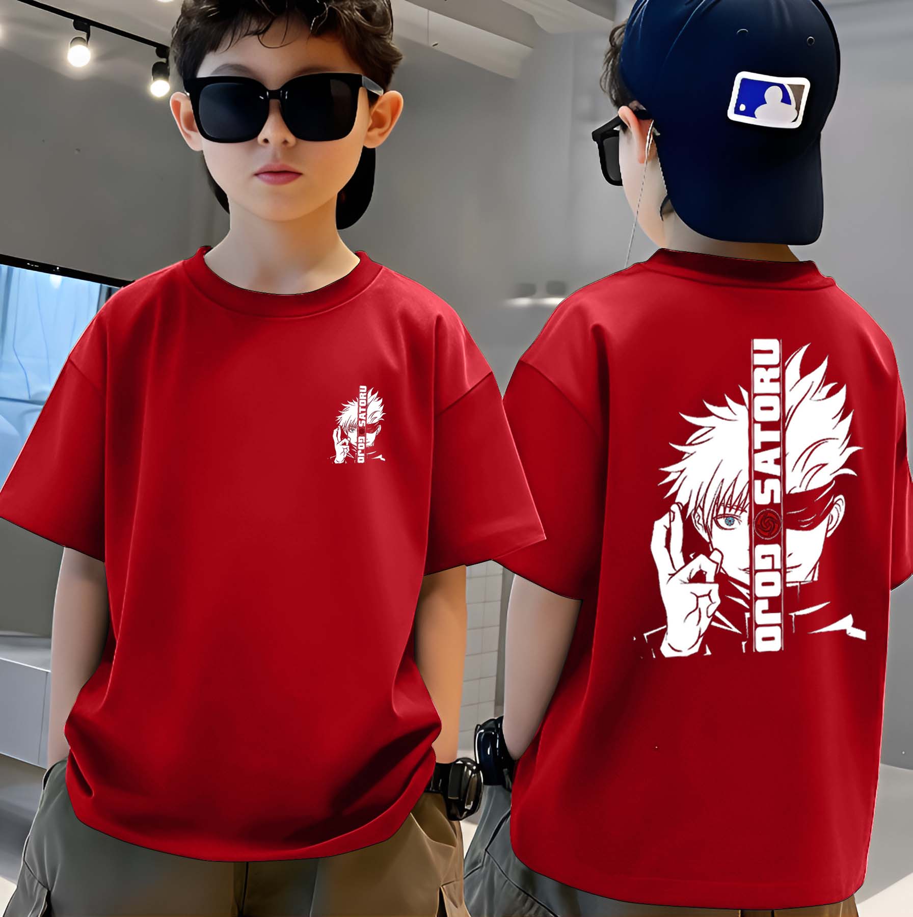 Gojo - Boys Over Size Printed T-shirt