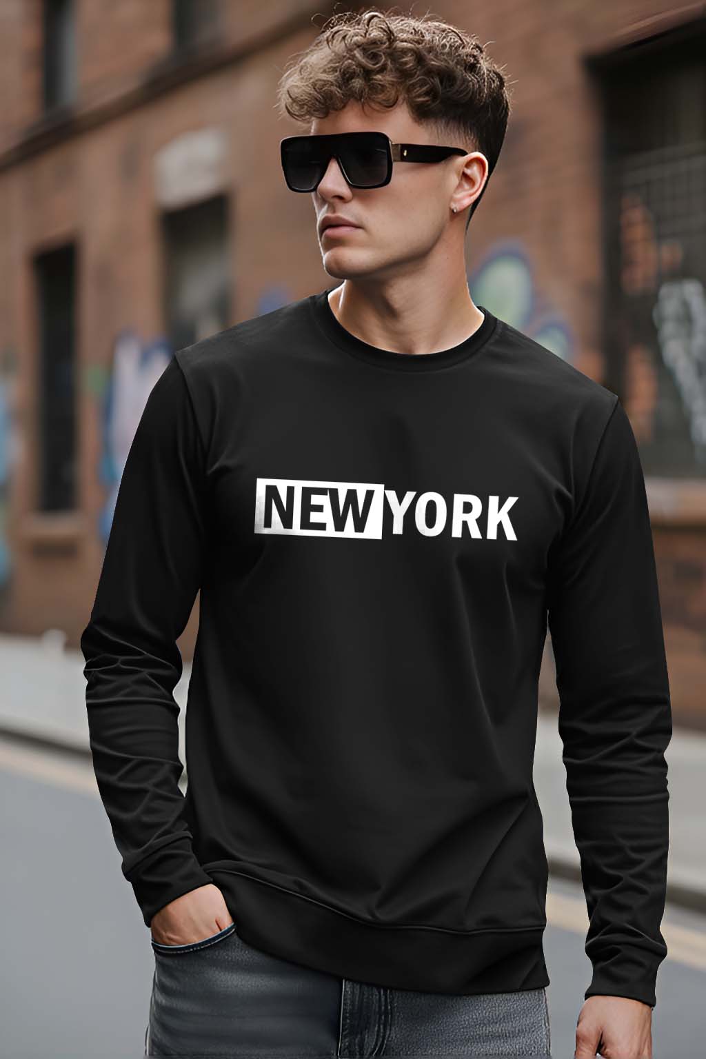 Newyork - Men's Fullsleeve T-shirts
