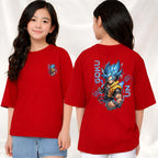 Goku  - kids Girls Over sized T shirt