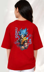 Goku  - kids Girls Over sized T shirt