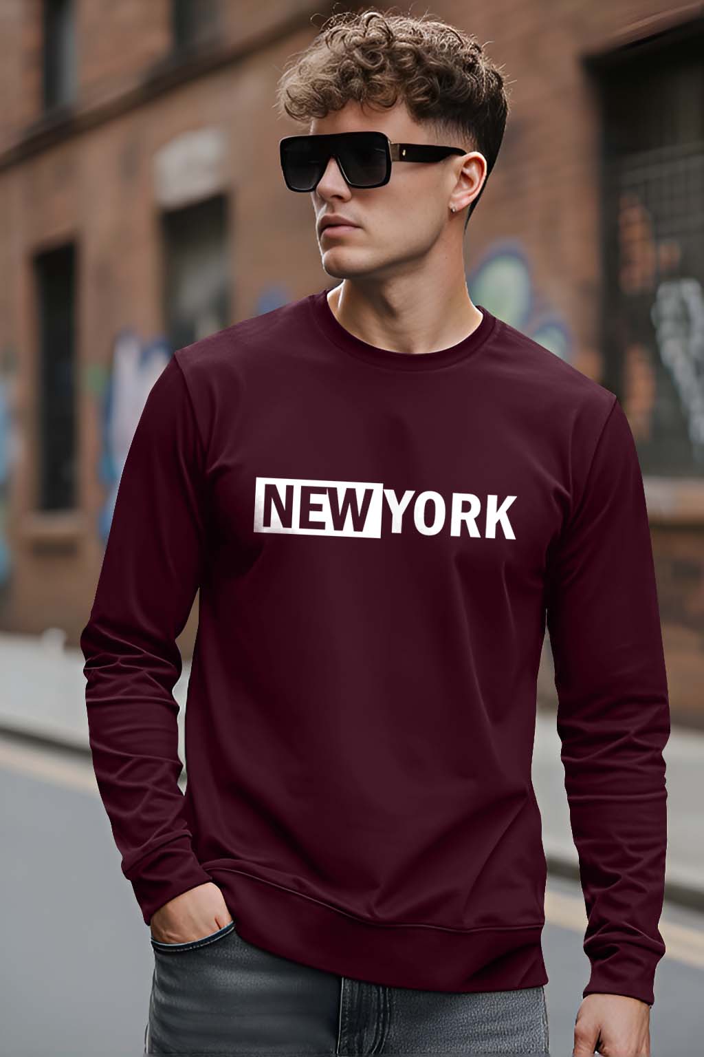Newyork - Men's Fullsleeve T-shirts