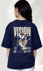 Vision  - kids Girls Over sized T shirt