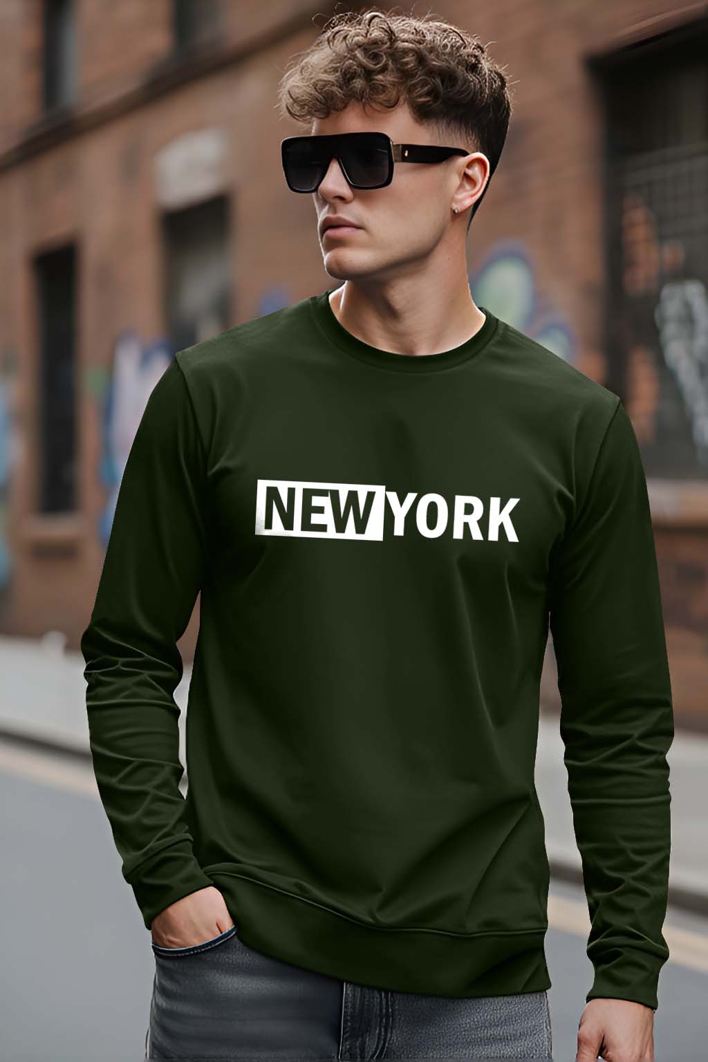 Newyork - Men's Fullsleeve T-shirts