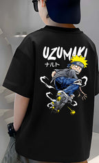 Uzumaki - Boys Over Size Printed T-shirt