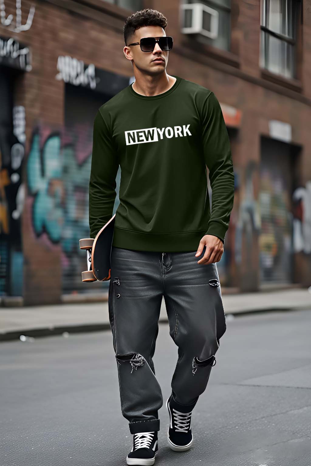 Newyork - Men's Fullsleeve T-shirts