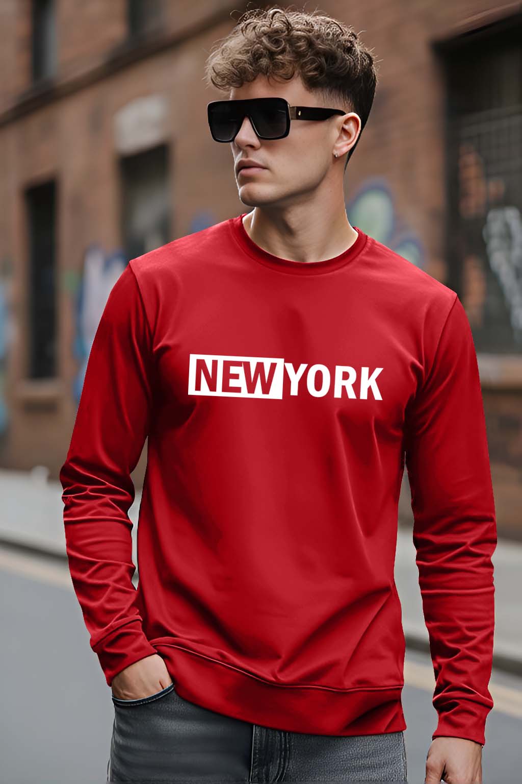 Newyork - Men's Fullsleeve T-shirts