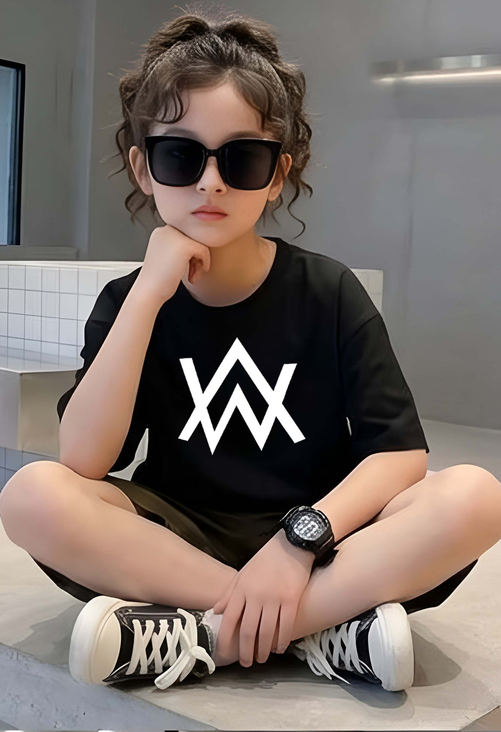 AllanWalker - kids Girls Over sized T shirt