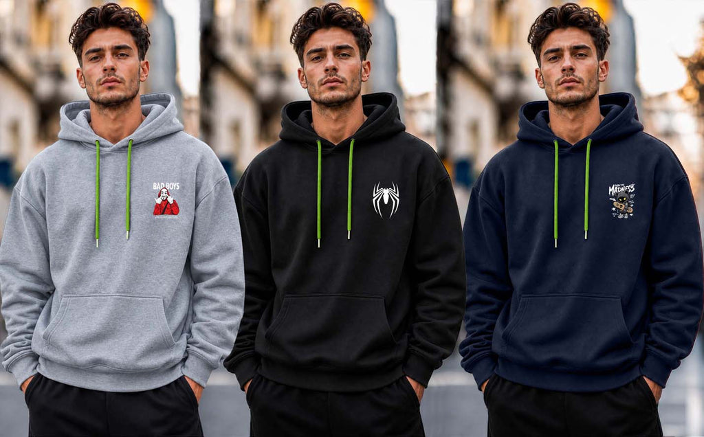 Why Bro Men's 3 Pcs Hoodie Combo