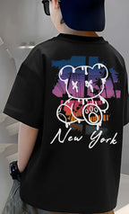 NewYork Panda - Boys Over Size Printed T-shirt