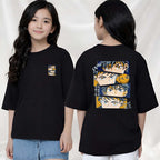 LyraFace  - kids Girls Over sized T shirt