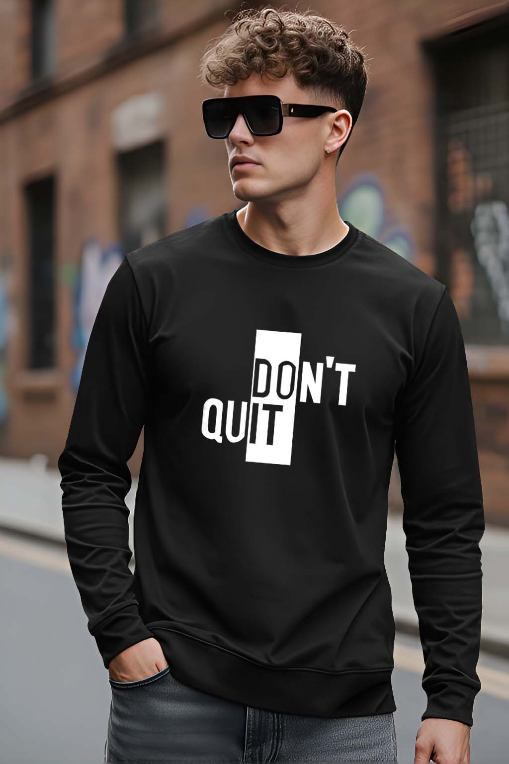 Don't Quit - Men's Fullsleeve T-shirts