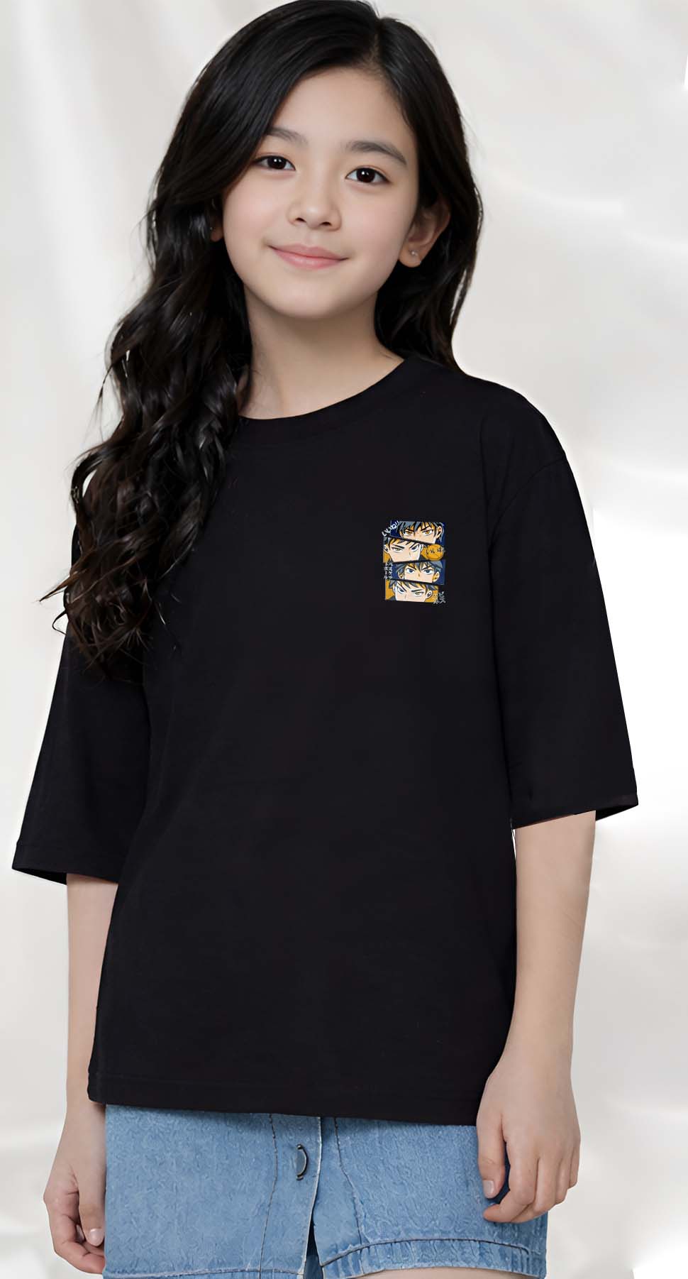 LyraFace  - kids Girls Over sized T shirt