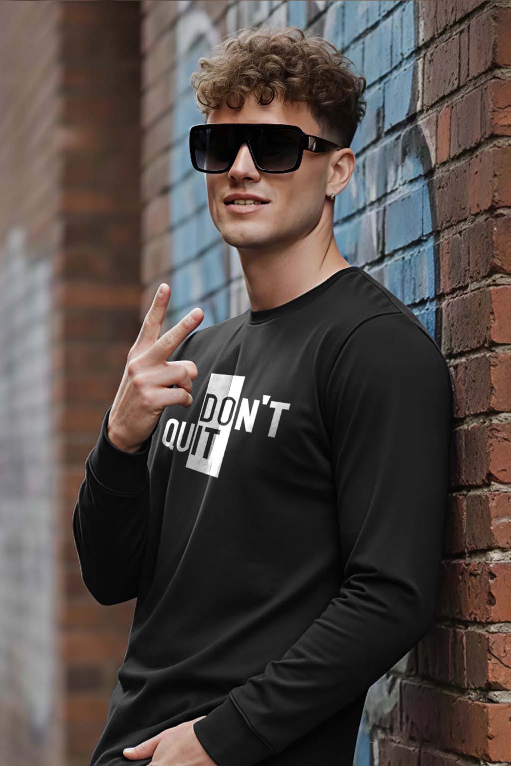 Don't Quit - Men's Fullsleeve T-shirts