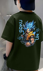 Goku - Boys Over Size Printed T-shirt