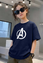 Avenger - kids Girls Over sized T shirt