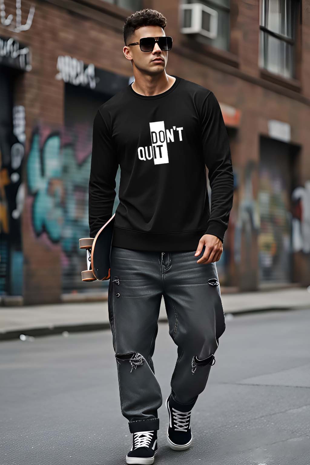 Don't Quit - Men's Fullsleeve T-shirts