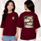 LyraFace  - kids Girls Over sized T shirt