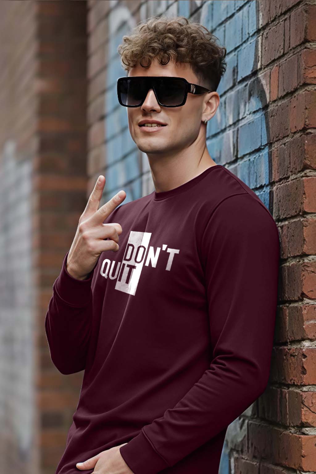 Don't Quit - Men's Fullsleeve T-shirts