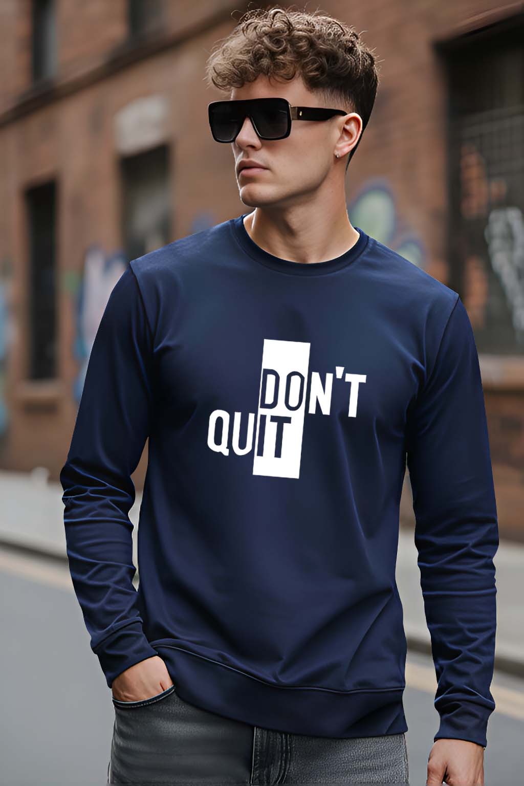 Don't Quit - Men's Fullsleeve T-shirts