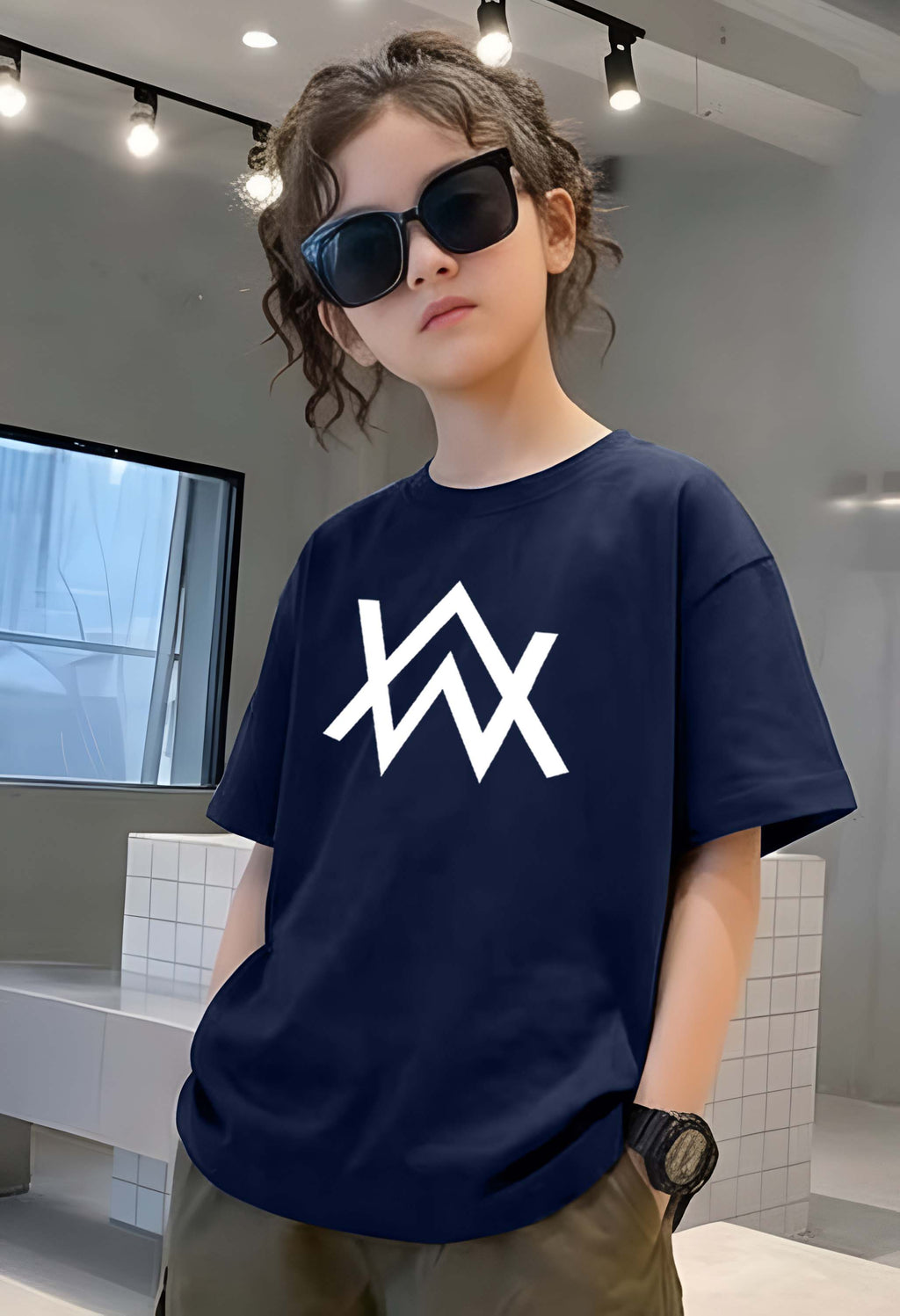 AllanWalker - kids Girls Over sized T shirt