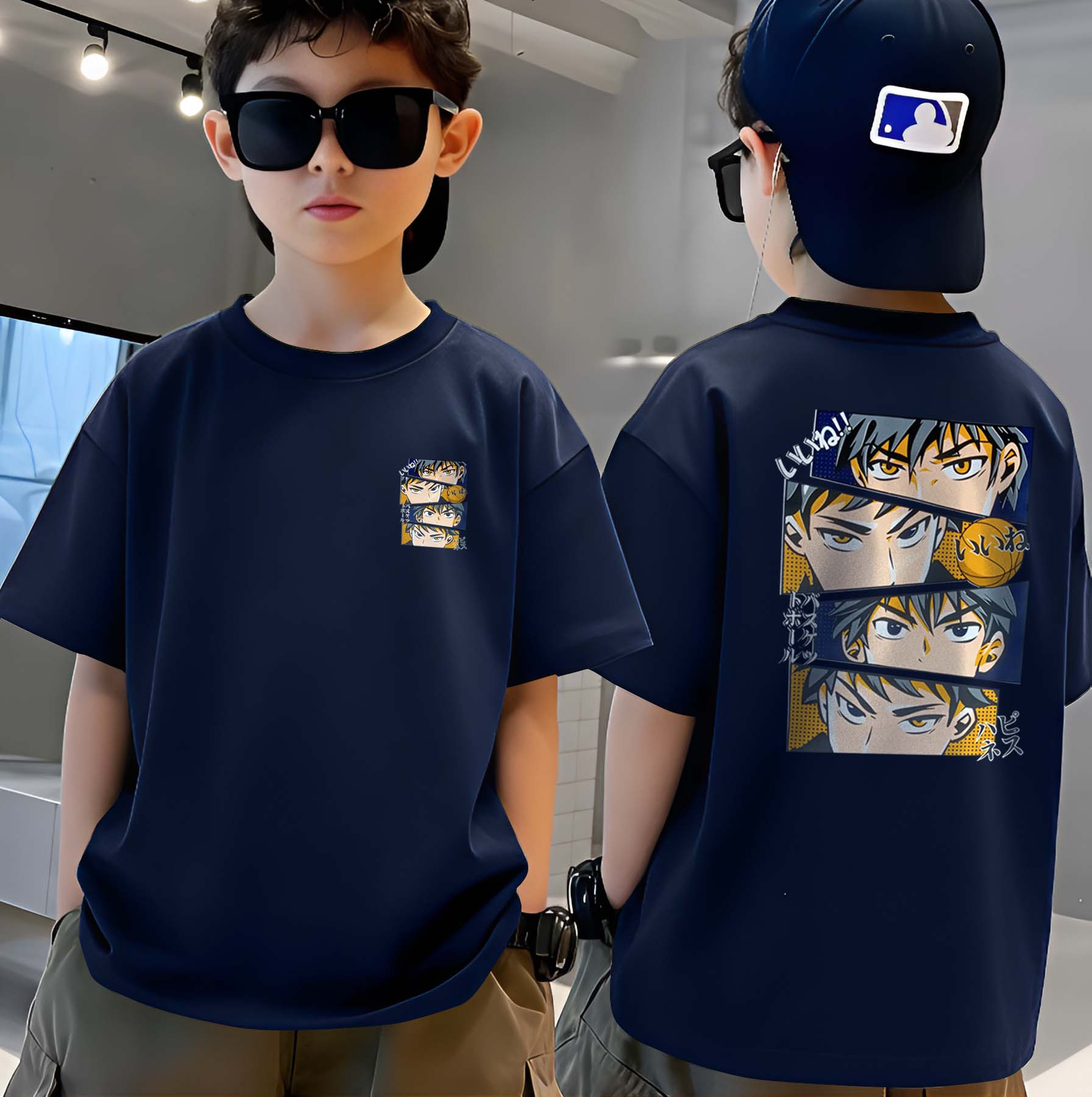 Lyra Face - Boys Over Size Printed T-shirt
