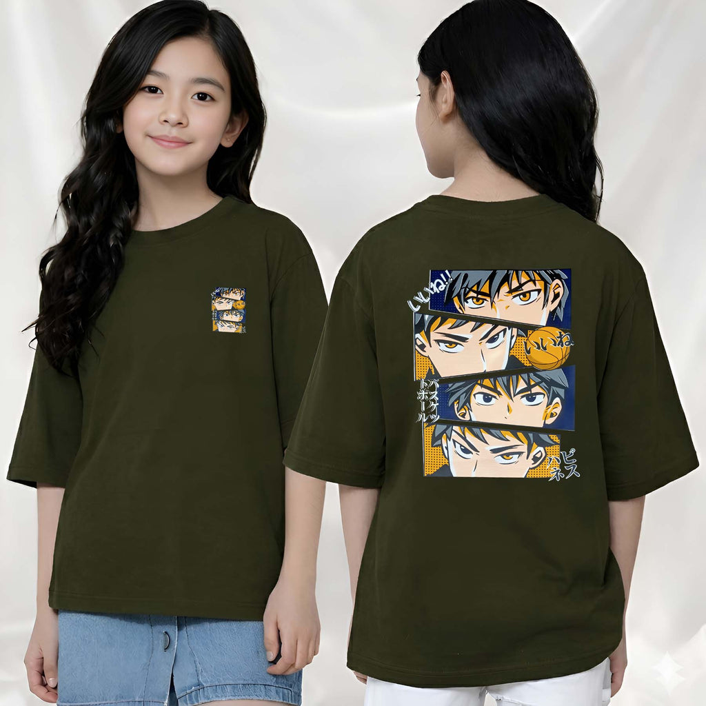 LyraFace  - kids Girls Over sized T shirt