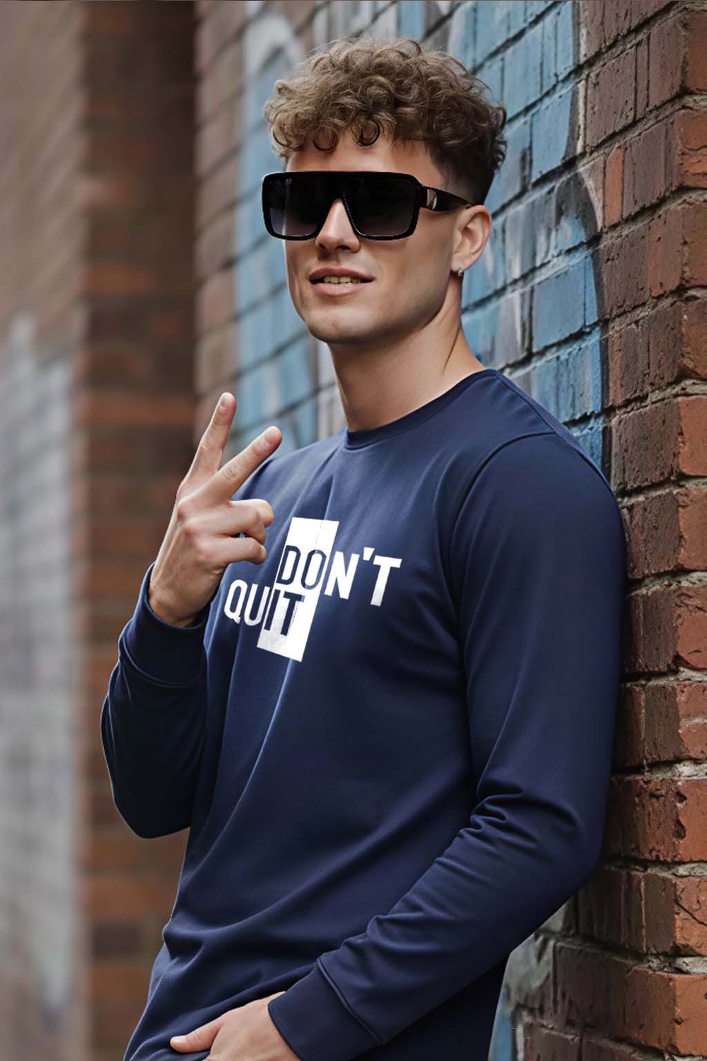 Don't Quit - Men's Fullsleeve T-shirts