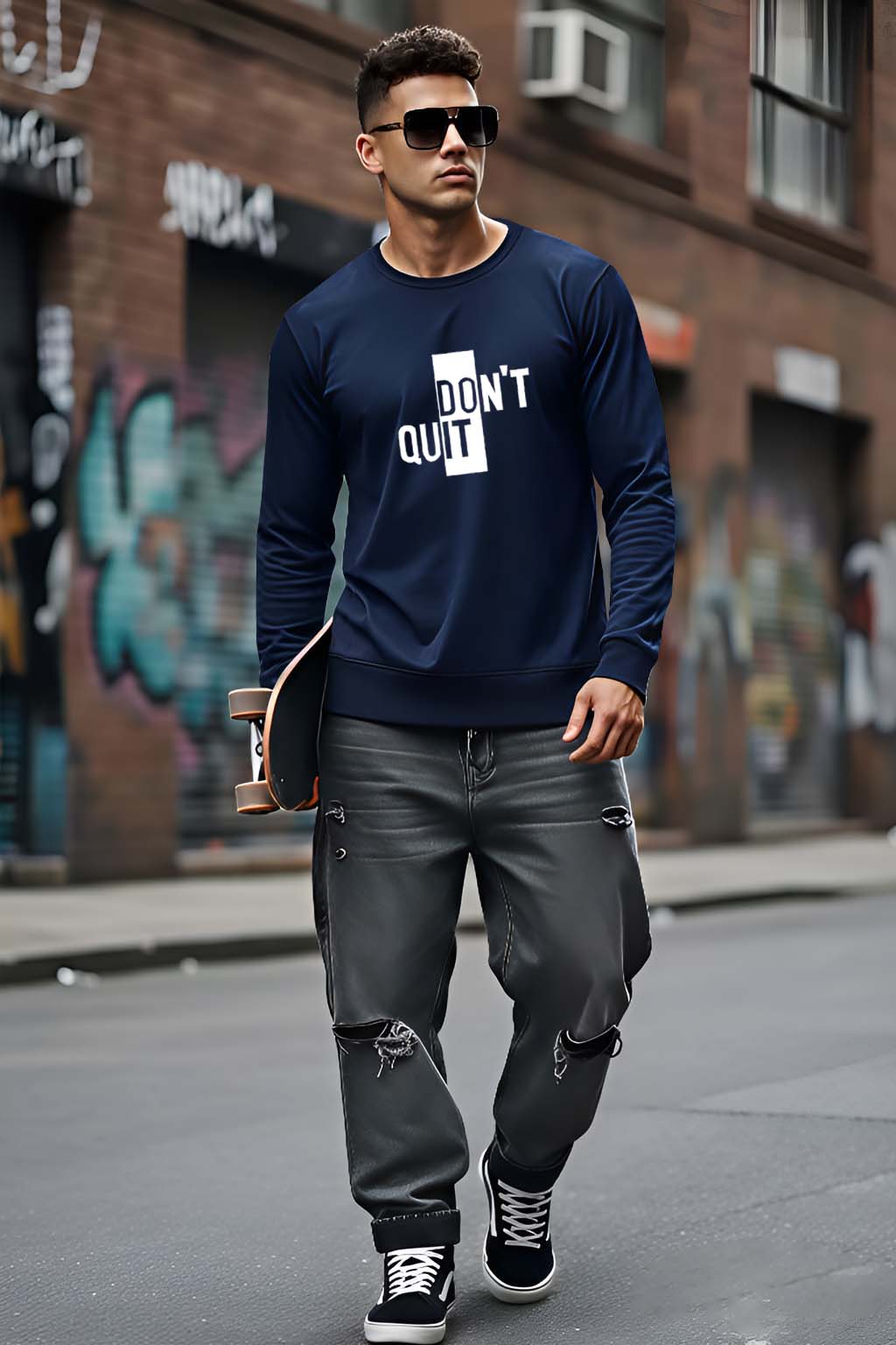 Don't Quit - Men's Fullsleeve T-shirts
