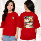 LyraFace  - kids Girls Over sized T shirt