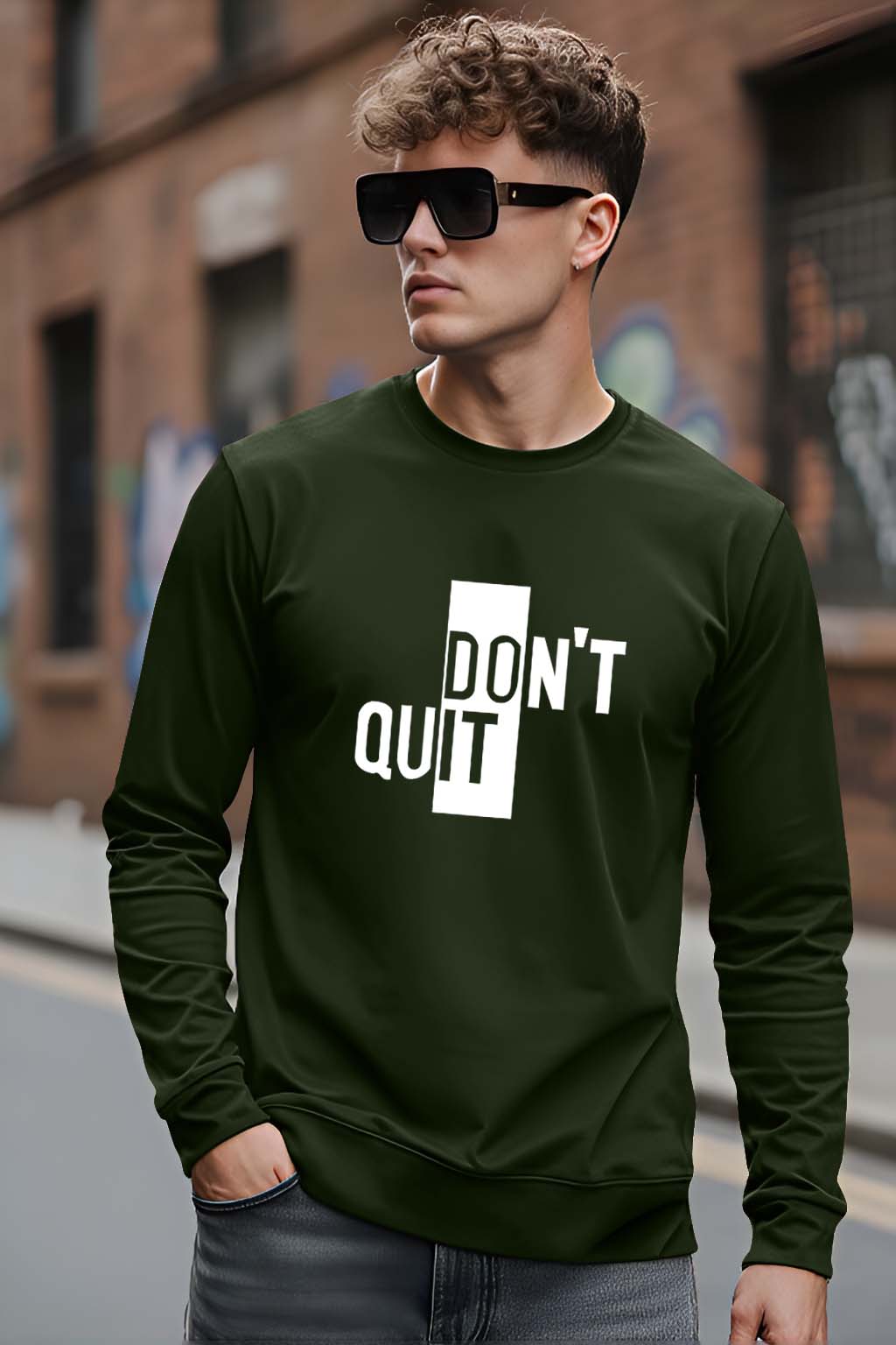 Don't Quit - Men's Fullsleeve T-shirts