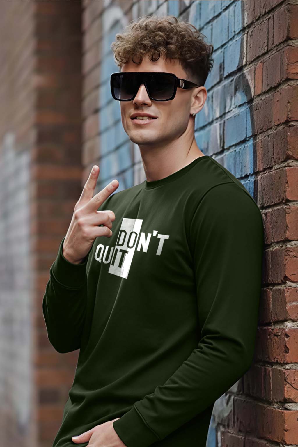 Don't Quit - Men's Fullsleeve T-shirts