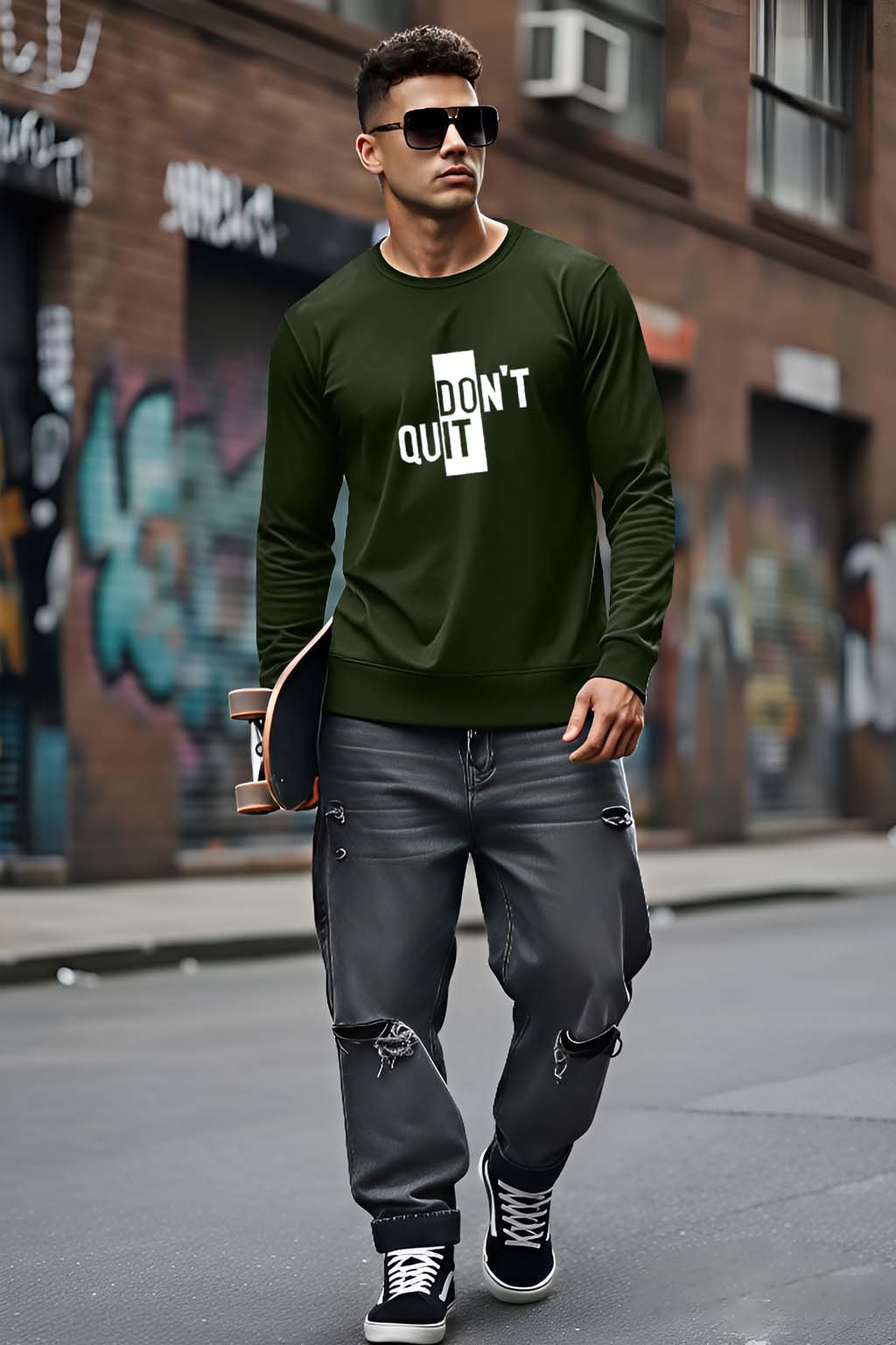 Don't Quit - Men's Fullsleeve T-shirts