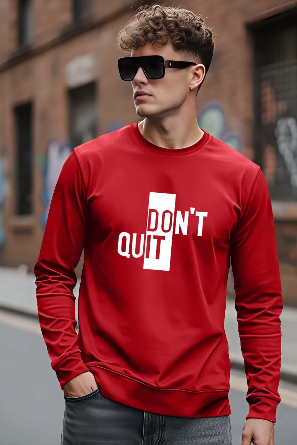 Don't Quit - Men's Fullsleeve T-shirts