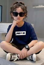 FreeFire - kids Girls Over sized T shirt