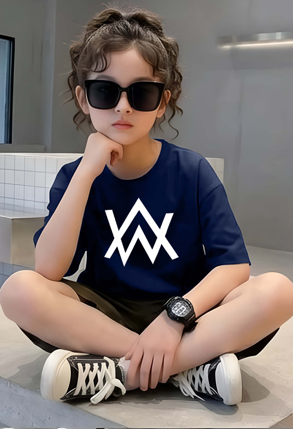 AllanWalker - kids Girls Over sized T shirt