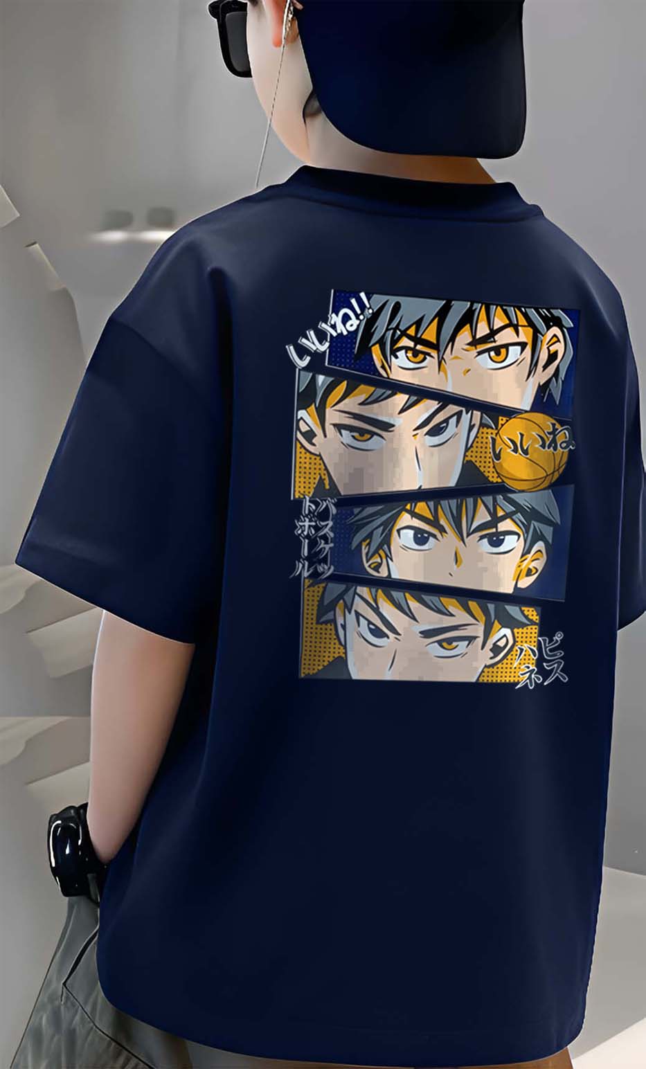 Lyra Face - Boys Over Size Printed T-shirt