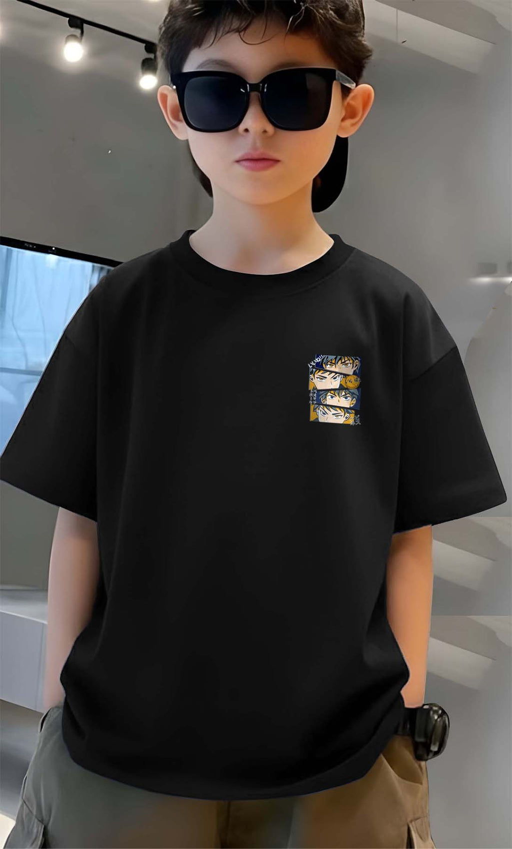 Lyra Face - Boys Over Size Printed T-shirt