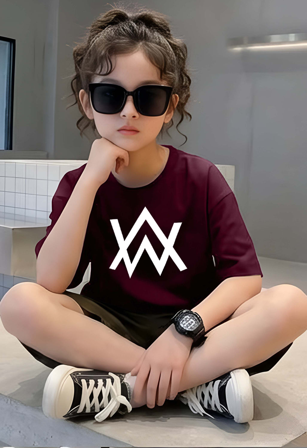 AllanWalker - kids Girls Over sized T shirt