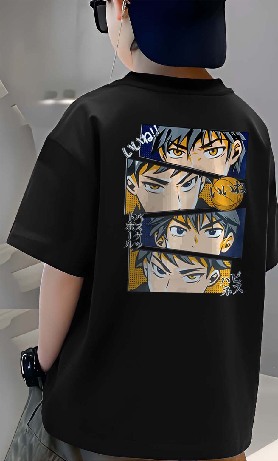 Lyra Face - Boys Over Size Printed T-shirt
