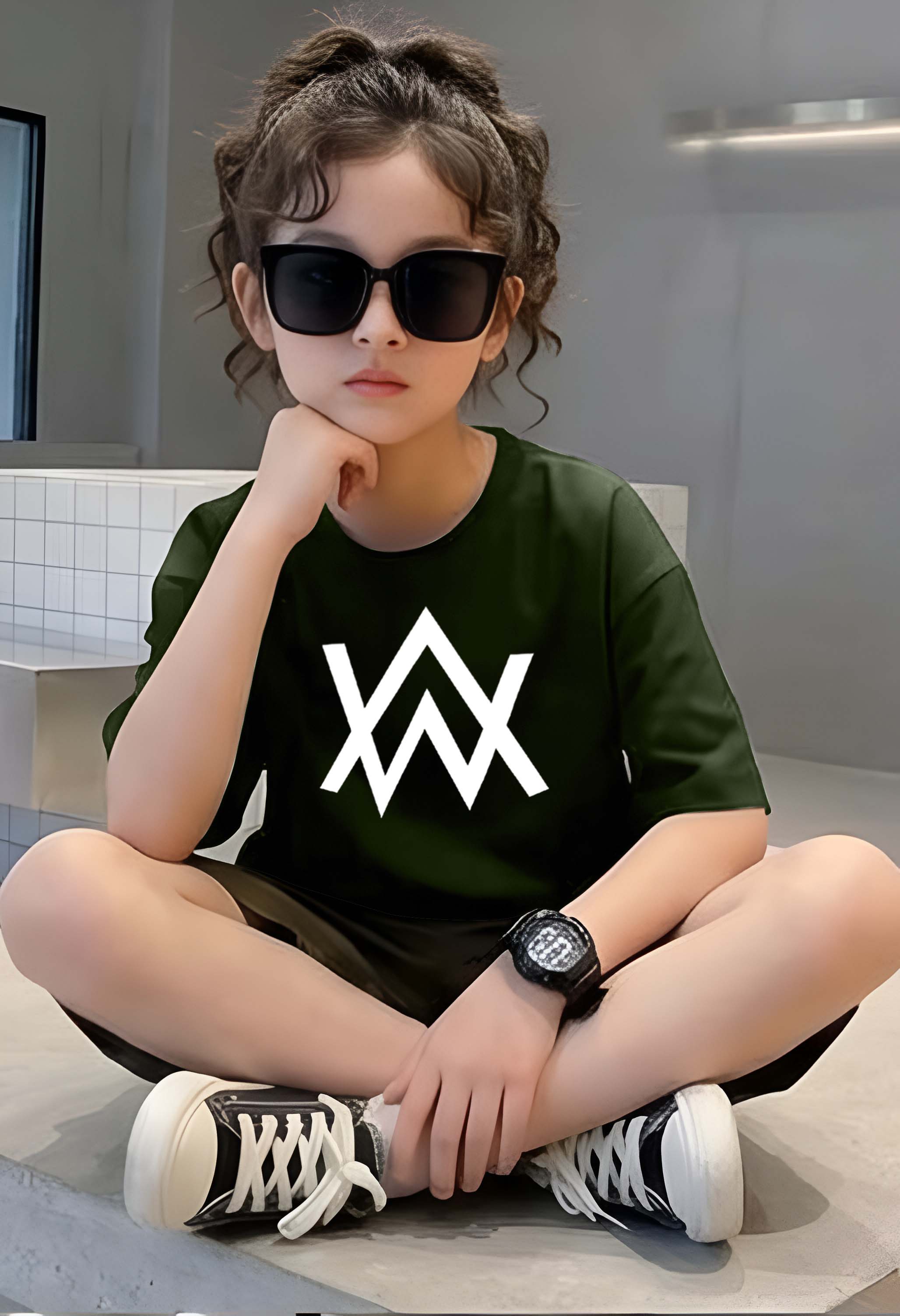 AllanWalker - kids Girls Over sized T shirt