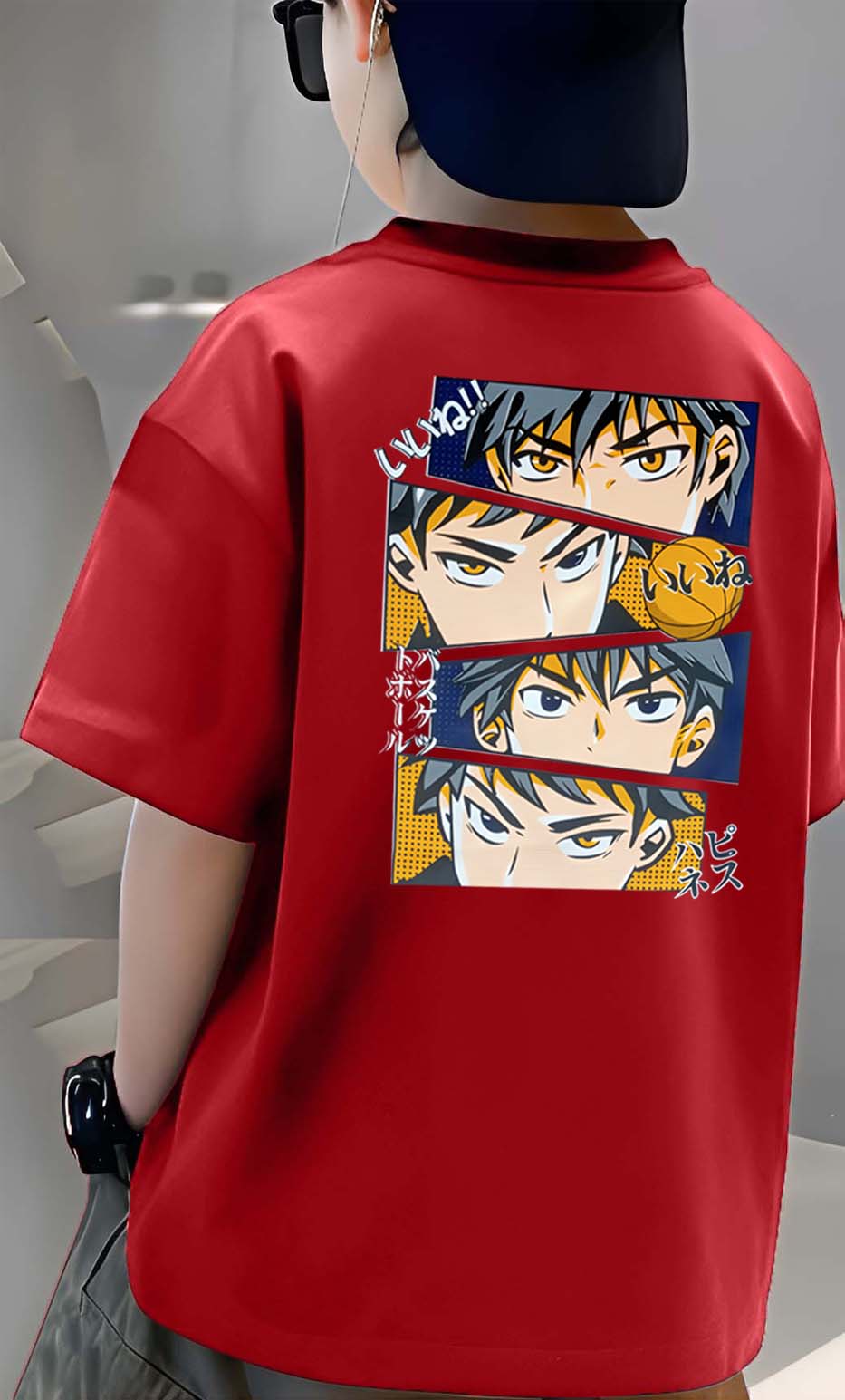 Lyra Face - Boys Over Size Printed T-shirt