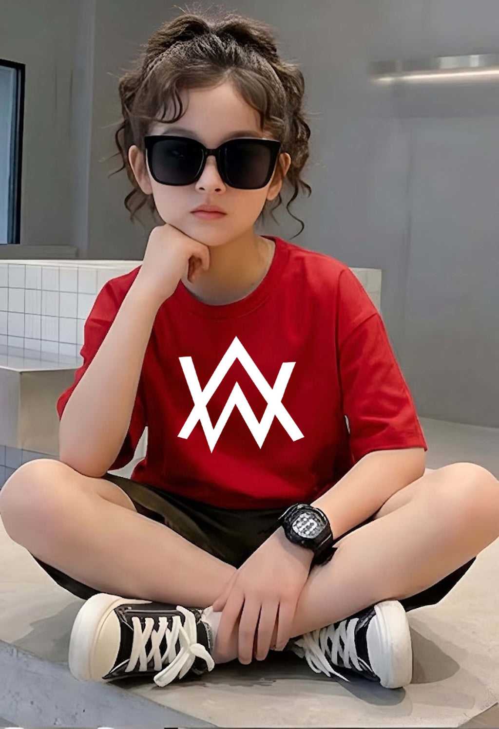AllanWalker - kids Girls Over sized T shirt