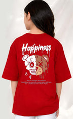 Happiness - kids Girls over sized T shirt