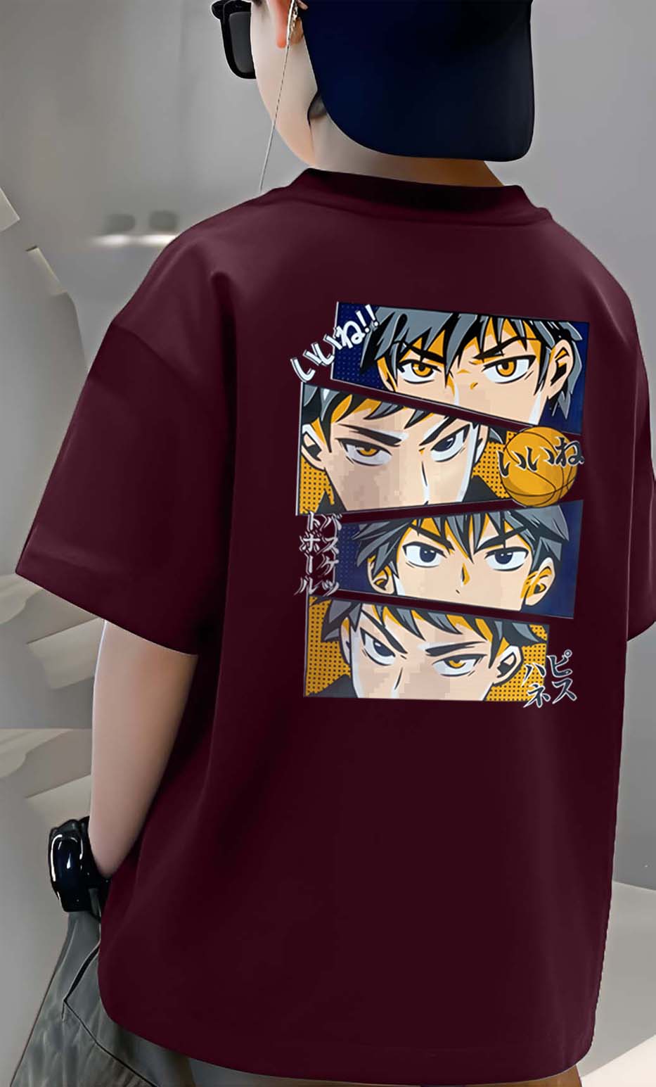 Lyra Face - Boys Over Size Printed T-shirt