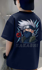 New Boys Kakashi - Boys Over Size Printed T-shirt